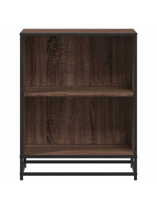 Kirjakaappi ruskea tammi 60x35x76 cm engineered wood