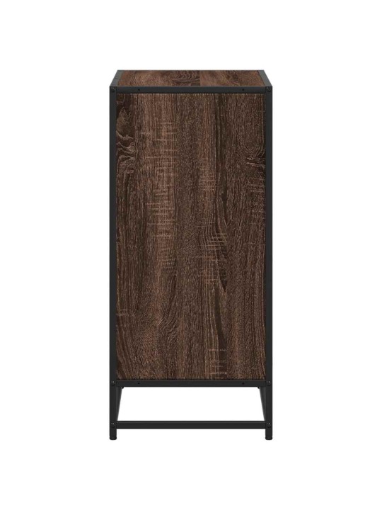 Kirjakaappi ruskea tammi 60x35x76 cm engineered wood