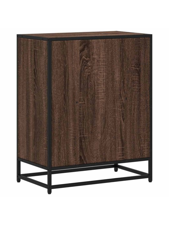 Kirjakaappi ruskea tammi 60x35x76 cm engineered wood
