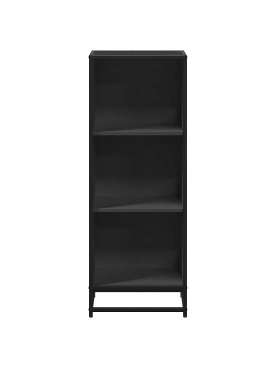 Kirjakaappi musta 40x35x107,5 cm engineered wood