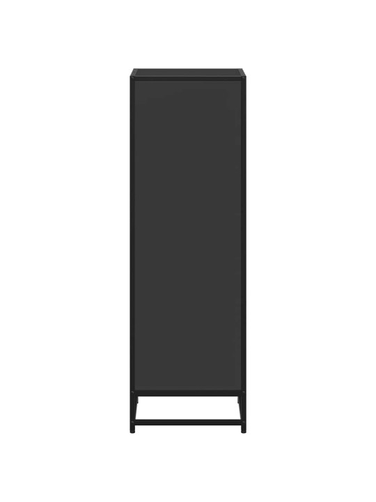 Kirjakaappi musta 40x35x107,5 cm engineered wood