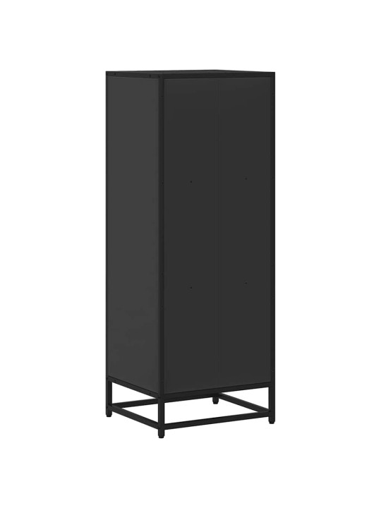 Kirjakaappi musta 40x35x107,5 cm engineered wood