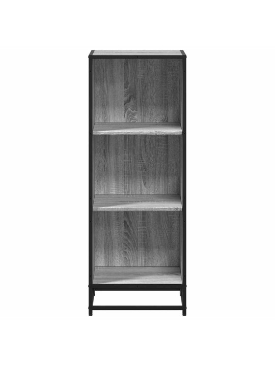 Kirjakaappi harmaa sonoma 40x35x107,5 cm engineered wood