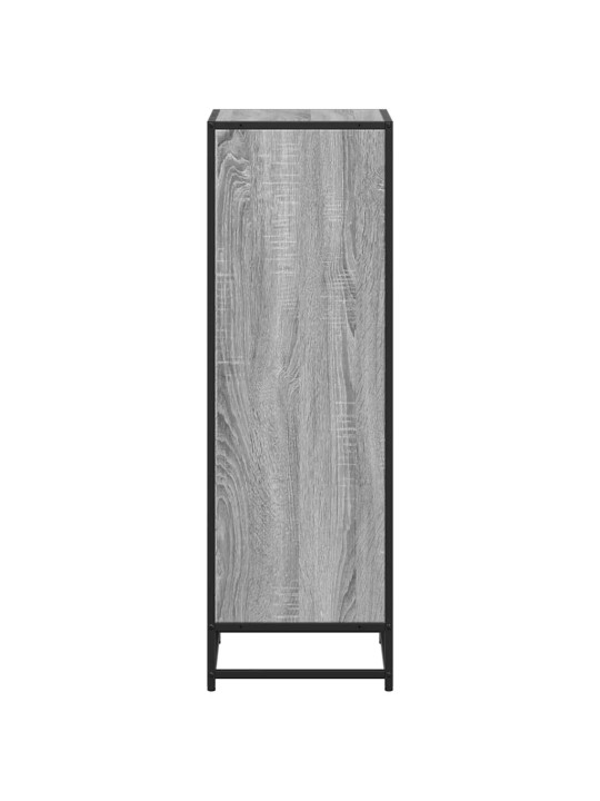 Kirjakaappi harmaa sonoma 40x35x107,5 cm engineered wood