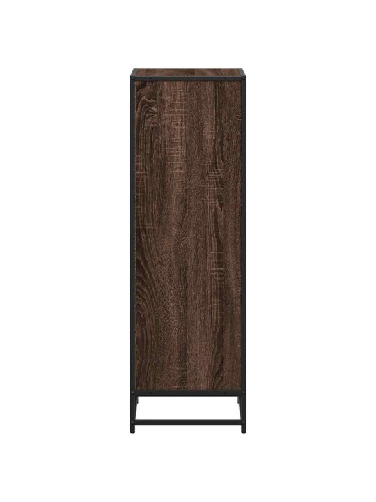 Kirjakaappi ruskea tammi 40x35x107,5 cm engineered wood