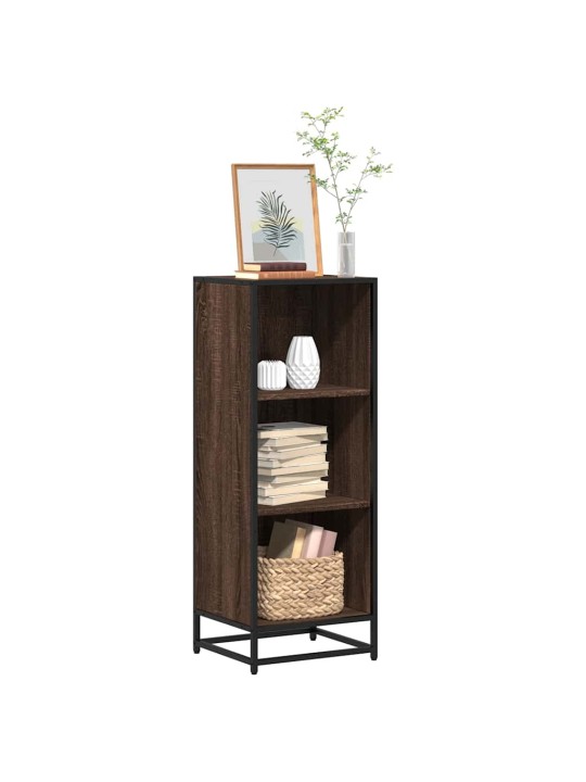 Kirjakaappi ruskea tammi 40x35x107,5 cm engineered wood
