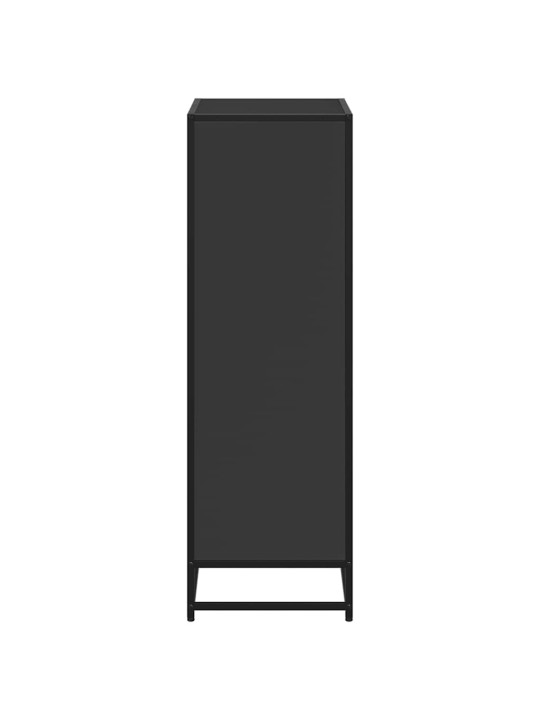 Kirjakaappi musta 60x35x107,5 cm engineered wood