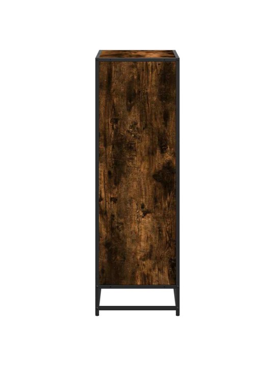 Kirjakaappi savustettu tammi 60x35x107,5 cm tekninen puu