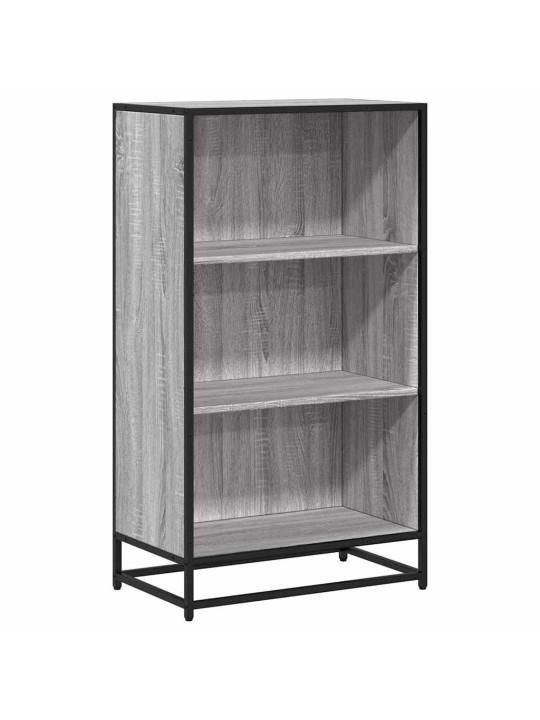 Kirjakaappi harmaa sonoma 60x35x107,5 cm engineered wood