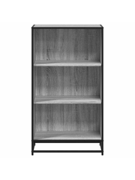 Kirjakaappi harmaa sonoma 60x35x107,5 cm engineered wood