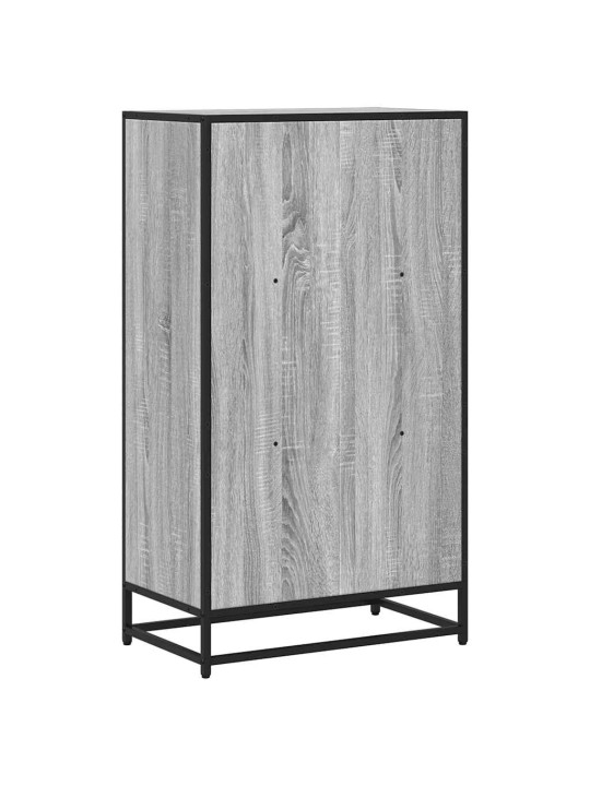 Kirjakaappi harmaa sonoma 60x35x107,5 cm engineered wood