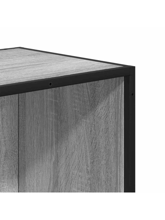 Kirjakaappi harmaa sonoma 60x35x107,5 cm engineered wood