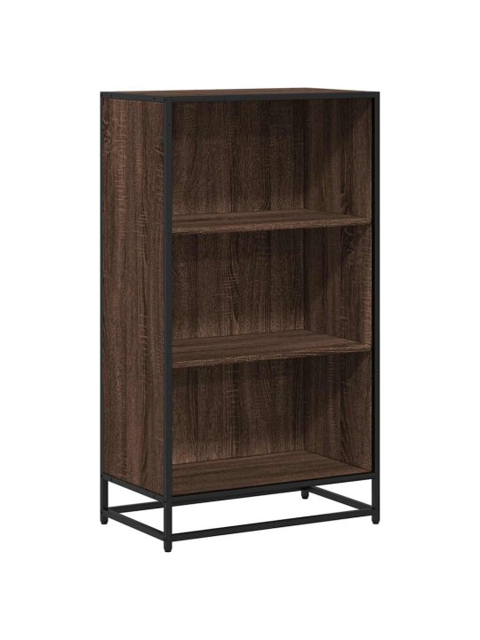 Kirjakaappi ruskea tammi 60x35x107,5 cm engineered wood