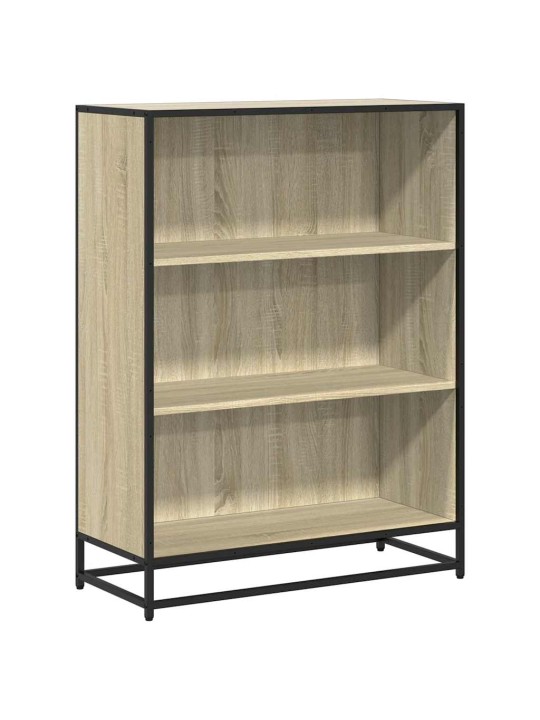 Kirjahylly sonoma-tammi 80,5x35x107,5 cm lastulevy