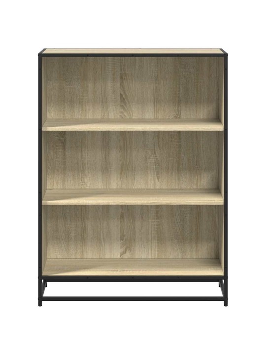 Kirjahylly sonoma-tammi 80,5x35x107,5 cm lastulevy