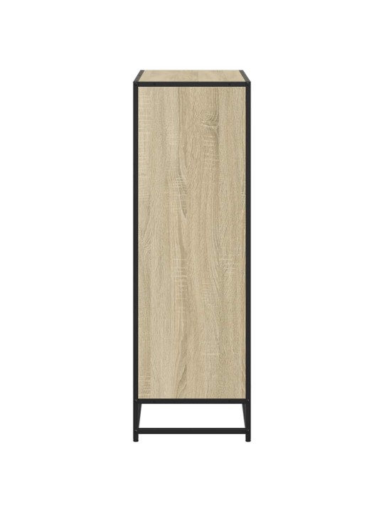 Kirjahylly sonoma-tammi 80,5x35x107,5 cm lastulevy