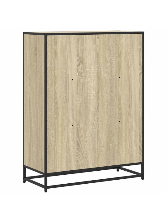 Kirjahylly sonoma-tammi 80,5x35x107,5 cm lastulevy