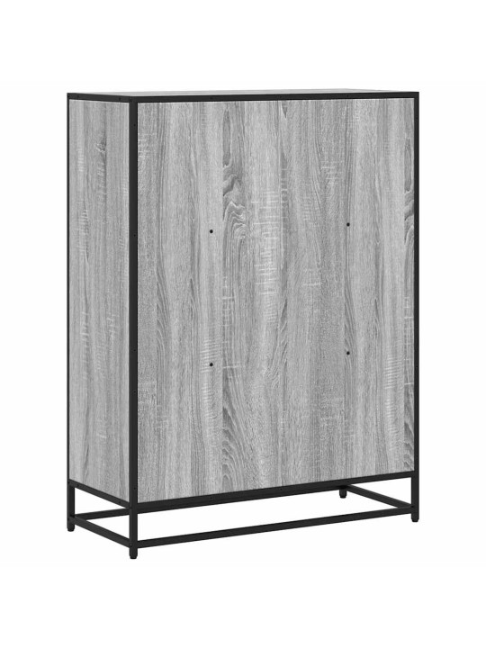 Kirjahylly harmaa sonoma 80,5x35x107,5 cm tekninen puu