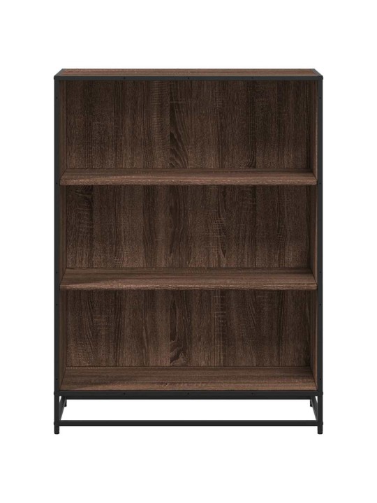 Kirjahylly ruskea tammi 80,5x35x107,5 cm lastulevy