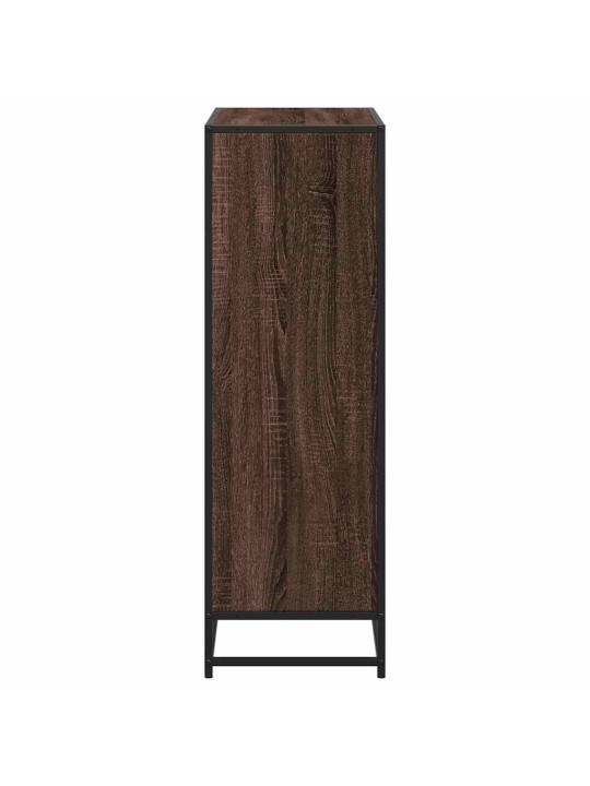 Kirjahylly ruskea tammi 80,5x35x107,5 cm lastulevy