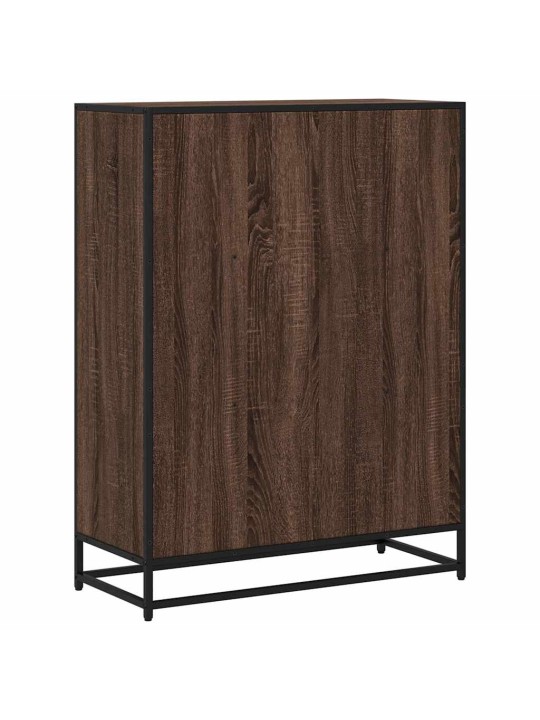 Kirjahylly ruskea tammi 80,5x35x107,5 cm lastulevy