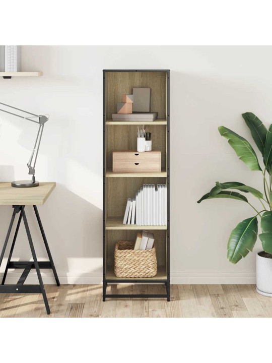 Kirjakaappi sonoma oak 40x35x139 cm engineered wood