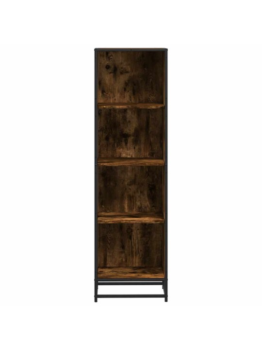 Kirjakaappi savustettu tammi 40x35x139 cm engineered wood