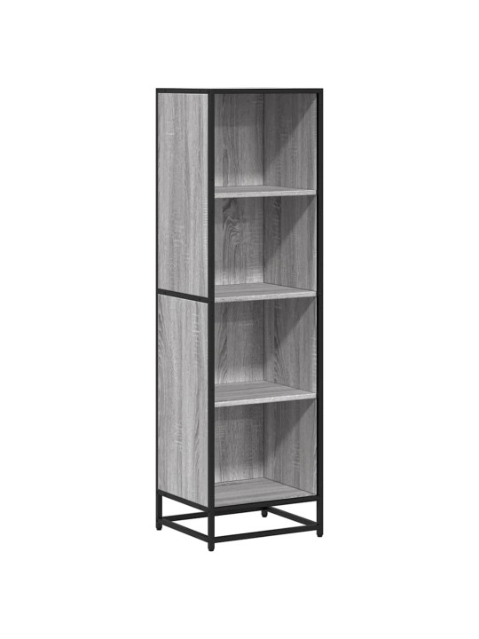 Kirjakaappi harmaa sonoma 40x35x139 cm engineered wood