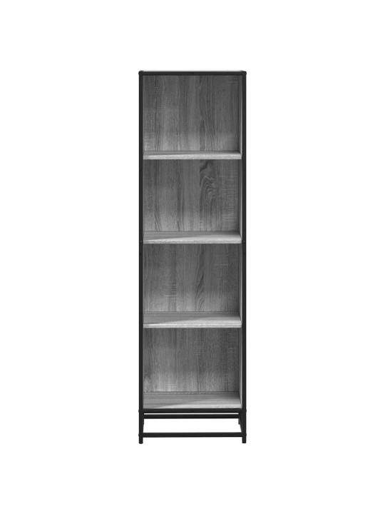 Kirjakaappi harmaa sonoma 40x35x139 cm engineered wood