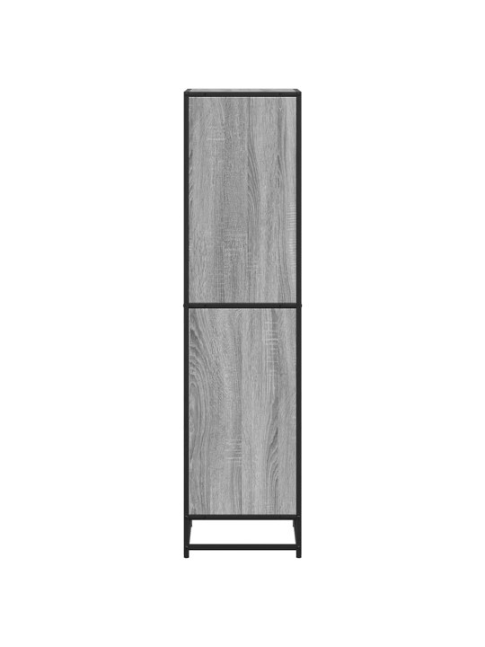 Kirjakaappi harmaa sonoma 40x35x139 cm engineered wood
