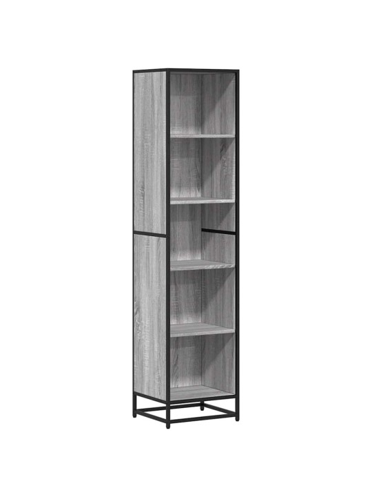 Kirjakaappi harmaa sonoma 40x35x170,5 cm engineered wood