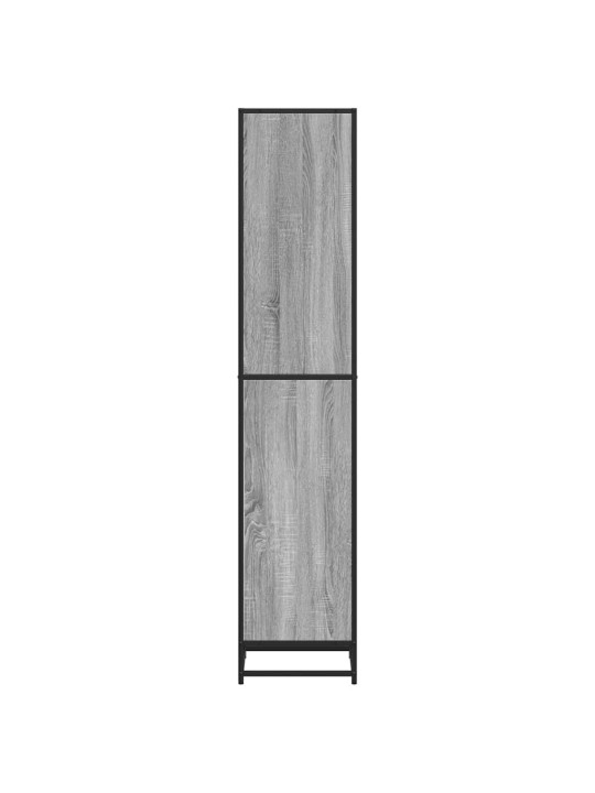 Kirjakaappi harmaa sonoma 40x35x170,5 cm engineered wood