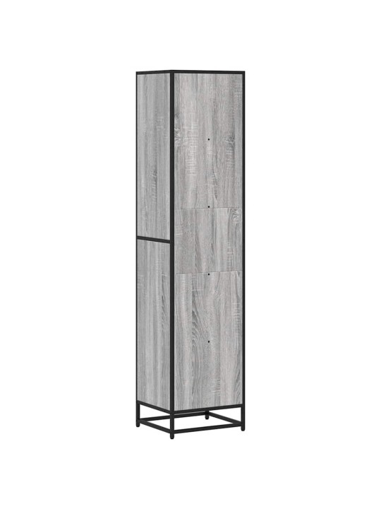 Kirjakaappi harmaa sonoma 40x35x170,5 cm engineered wood