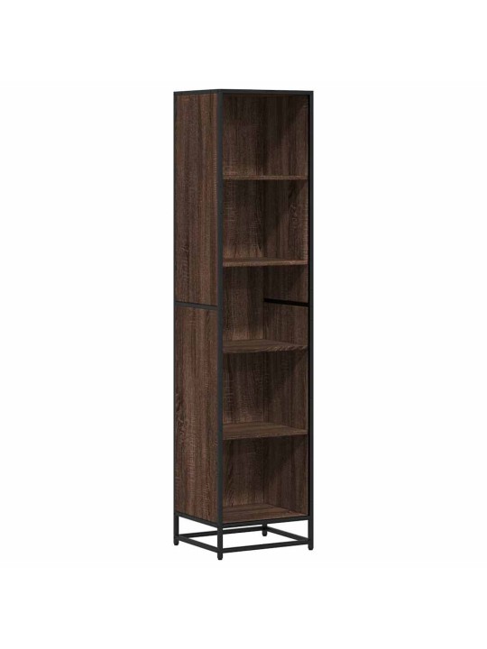 Kirjakaappi ruskea tammi 40x35x170,5 cm engineered wood