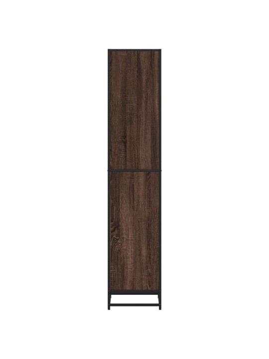 Kirjakaappi ruskea tammi 40x35x170,5 cm engineered wood
