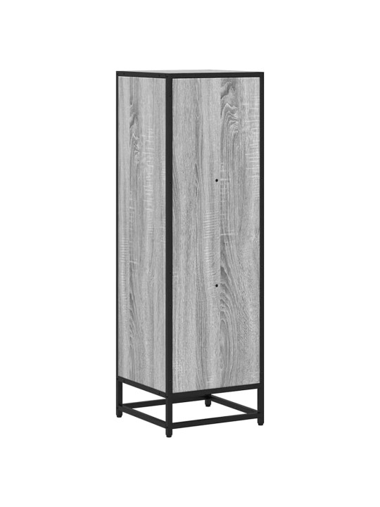 Kirjakaappi harmaa sonoma 33,5x33x107,5 cm engineered wood