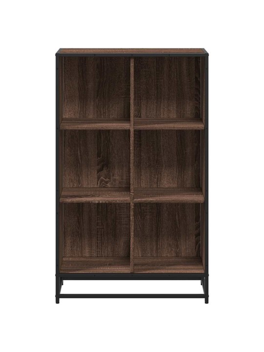 Kirjakaappi ruskea tammi 65,5x33x107,5 cm tekninen puu