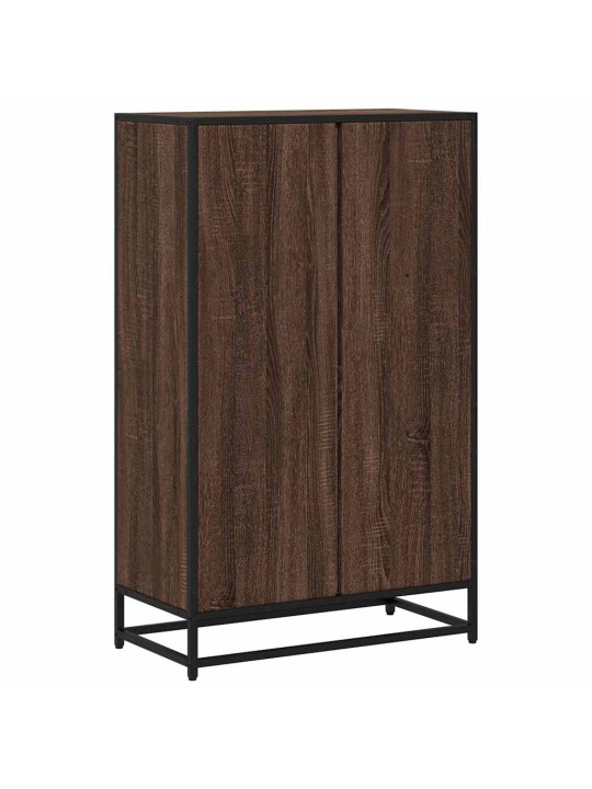 Kirjakaappi ruskea tammi 65,5x33x107,5 cm tekninen puu