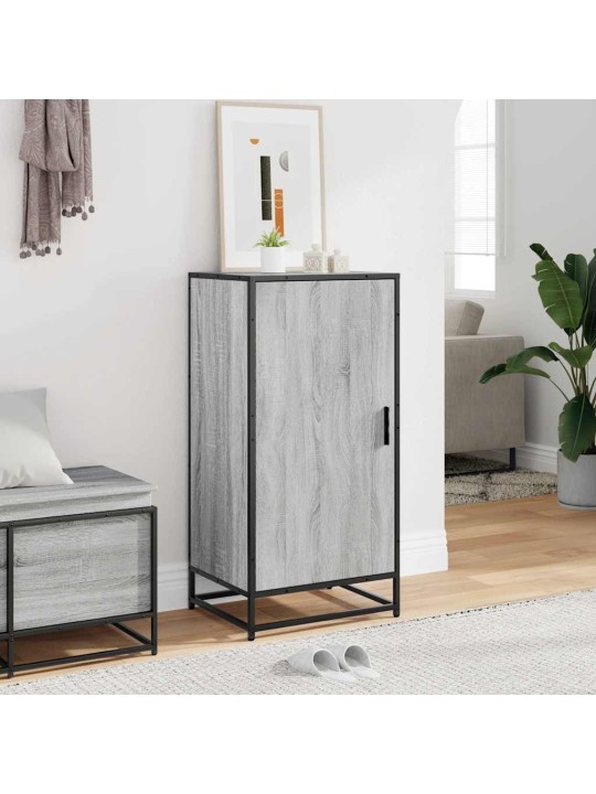 Kenkäteline harmaa sonoma 48x38x97,5 cm tekninen puu