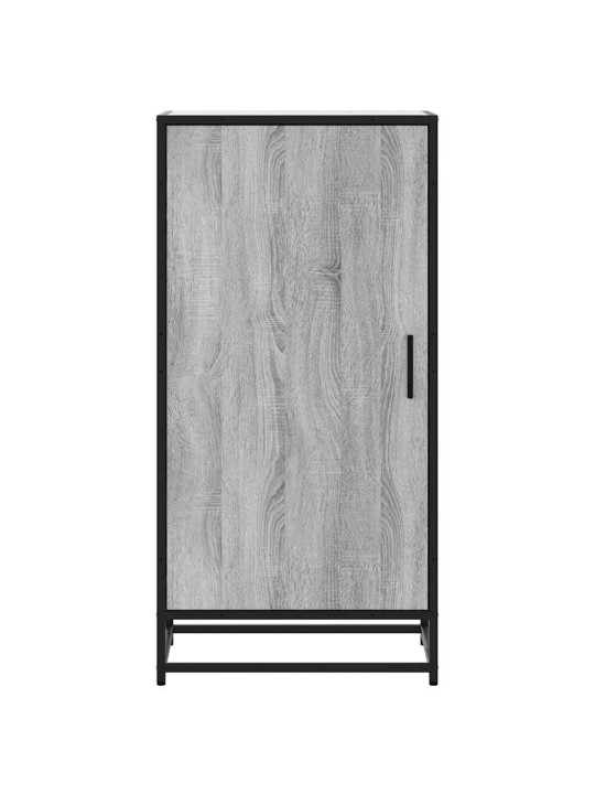 Kenkäteline harmaa sonoma 48x38x97,5 cm tekninen puu