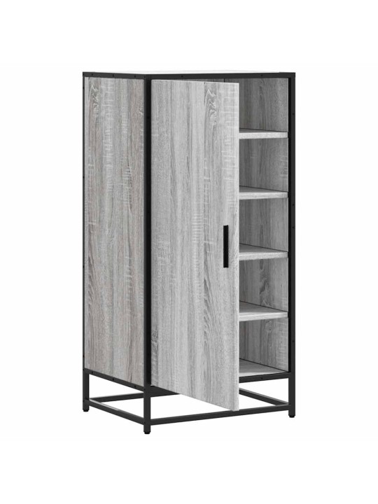 Kenkäteline harmaa sonoma 48x38x97,5 cm tekninen puu