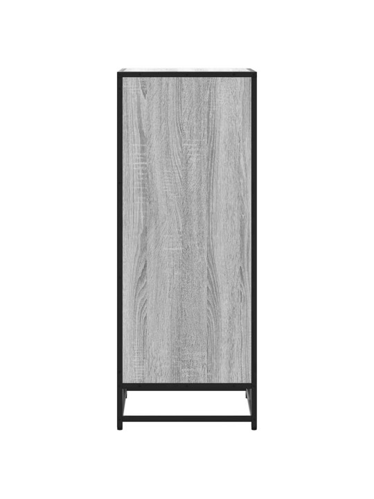 Kenkäteline harmaa sonoma 48x38x97,5 cm tekninen puu