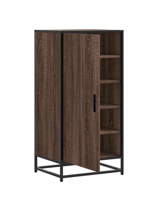 Kenkäteline ruskea tammi 48x38x97,5 cm tekninen puu