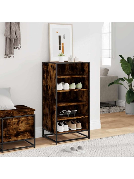 Kenkäteline savustettu tammi 48x38x97,5 cm tekninen puu