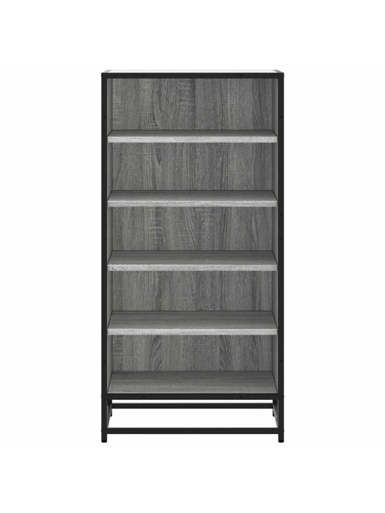 Kenkäteline harmaa sonoma 48x38x97,5 cm tekninen puu