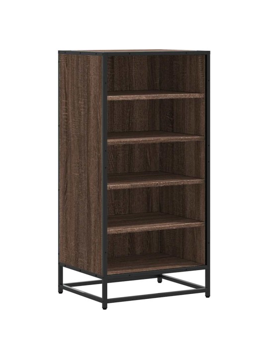 Kenkäteline ruskea tammi 48x38x97,5 cm tekninen puu