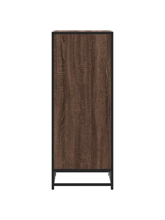 Kenkäteline ruskea tammi 48x38x97,5 cm tekninen puu