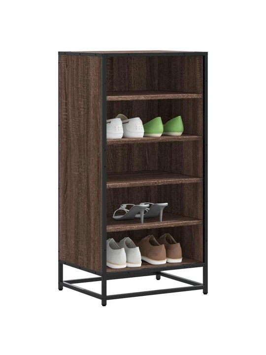 Kenkäteline ruskea tammi 48x38x97,5 cm tekninen puu