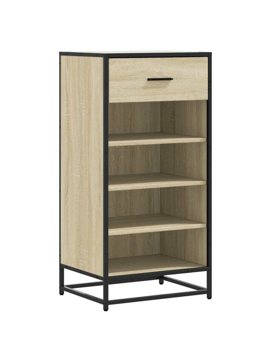 Kenkäteline sonoma-tammi 48x38x97,5 cm tekninen puu