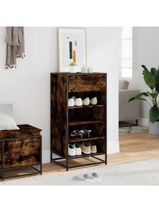 Kenkäteline savustettu tammi 48x38x97,5 cm tekninen puu